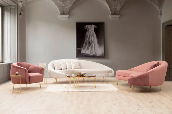 Atelier Del Sofa Sofá de 3 Plazas Eses Left - Beige
